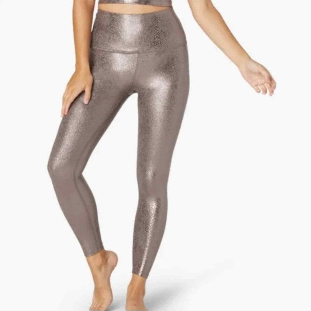 Beyond Yoga High waist Bronze Viper Legging